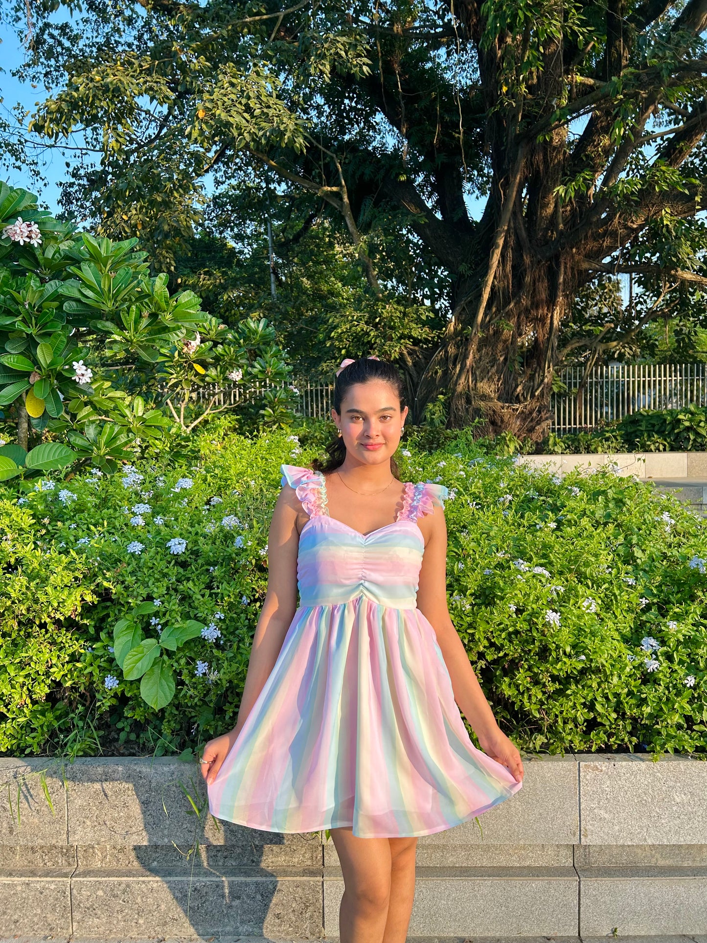 Cotton candy chic dress