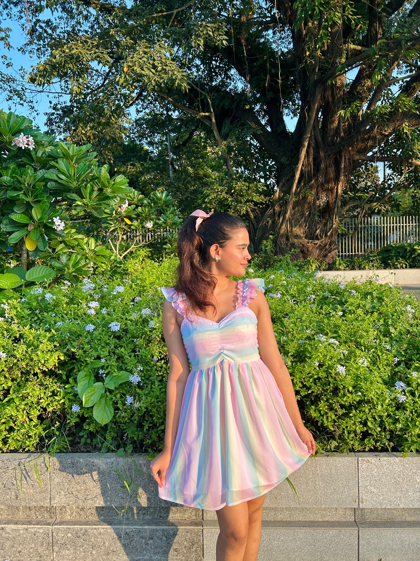 Cotton candy chic dress