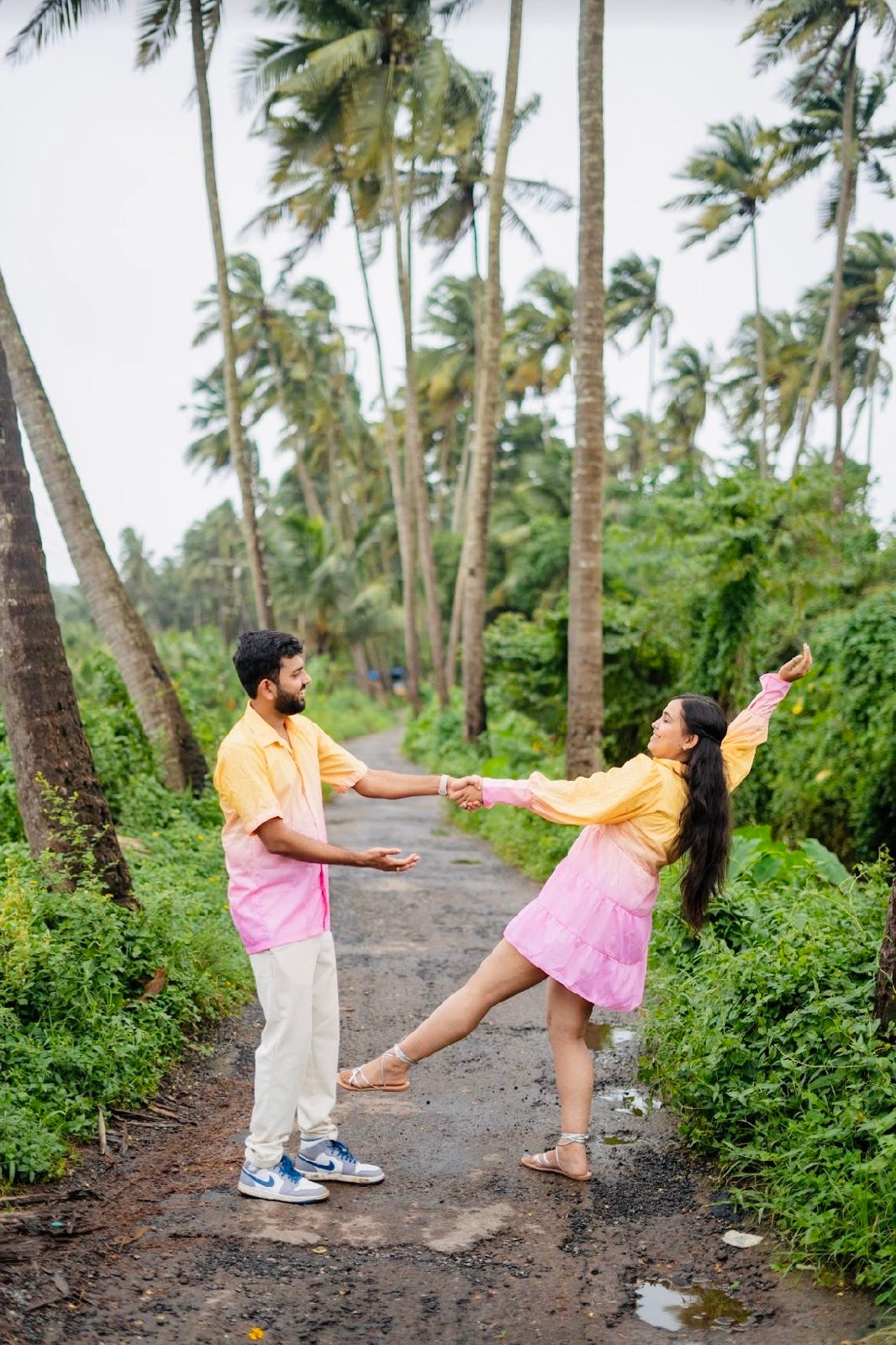 Ombré couple set (Yellow & Pink)