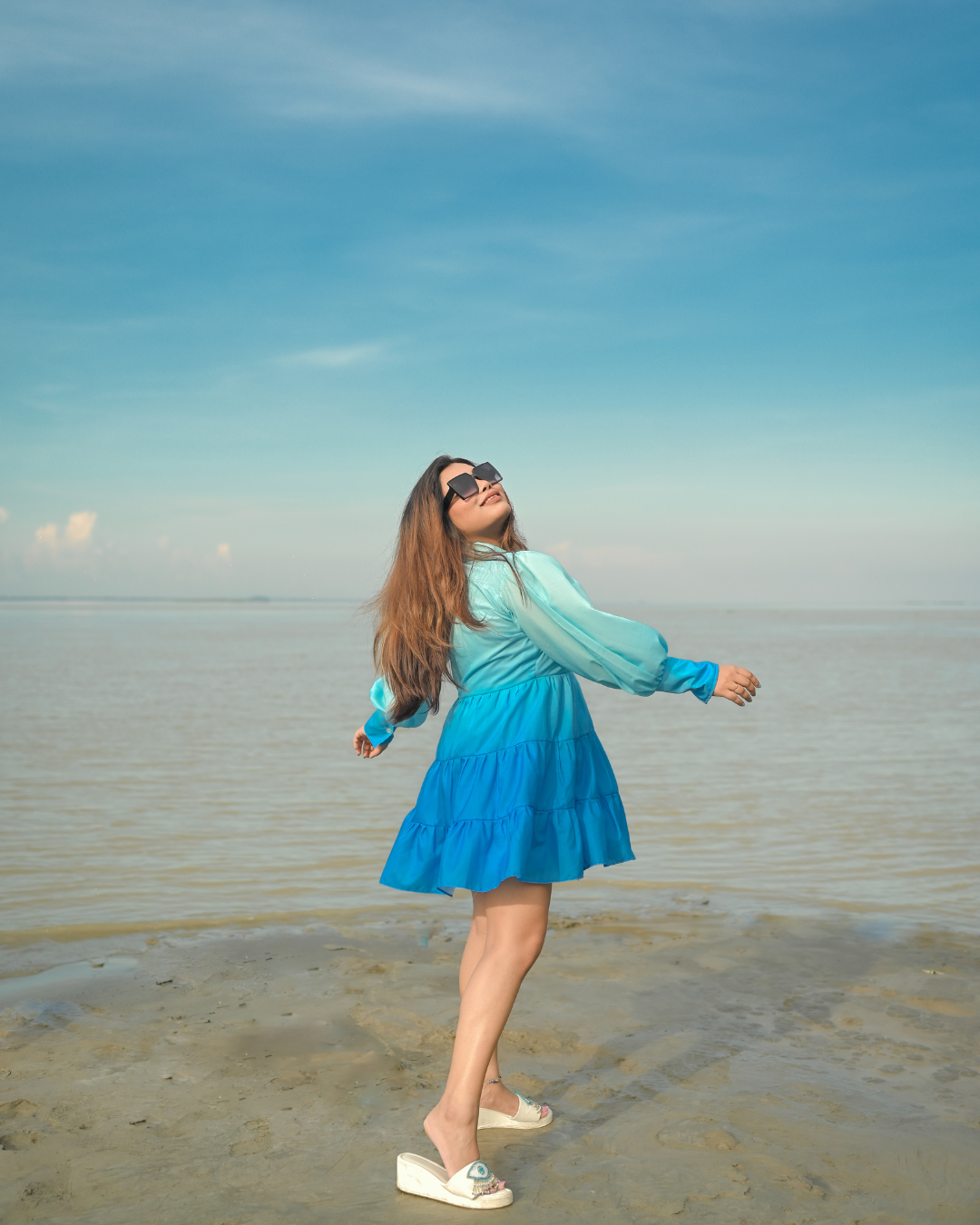 Ombre Shirt Dress