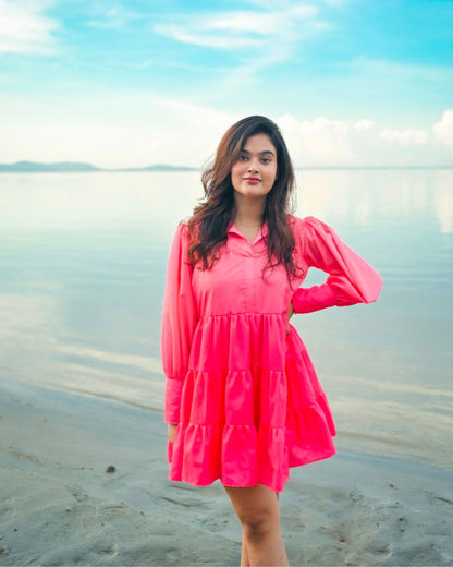 Ombre Shirt Dress