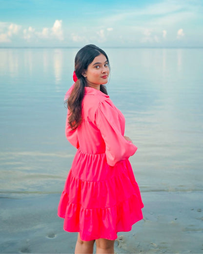 Ombre Shirt Dress