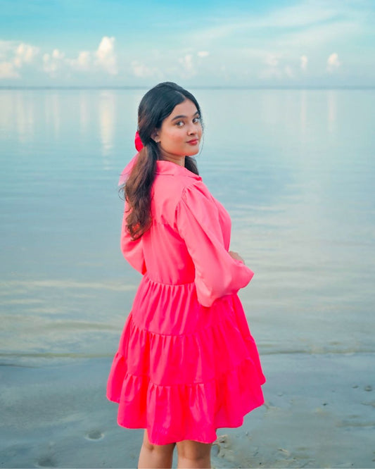 Ombre Shirt Dress