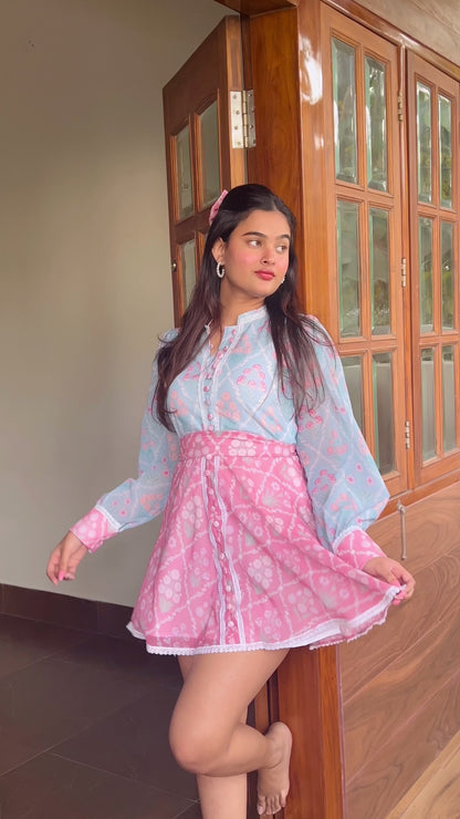 Blushing blossom dress