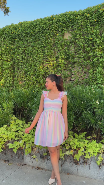 Cotton candy chic dress